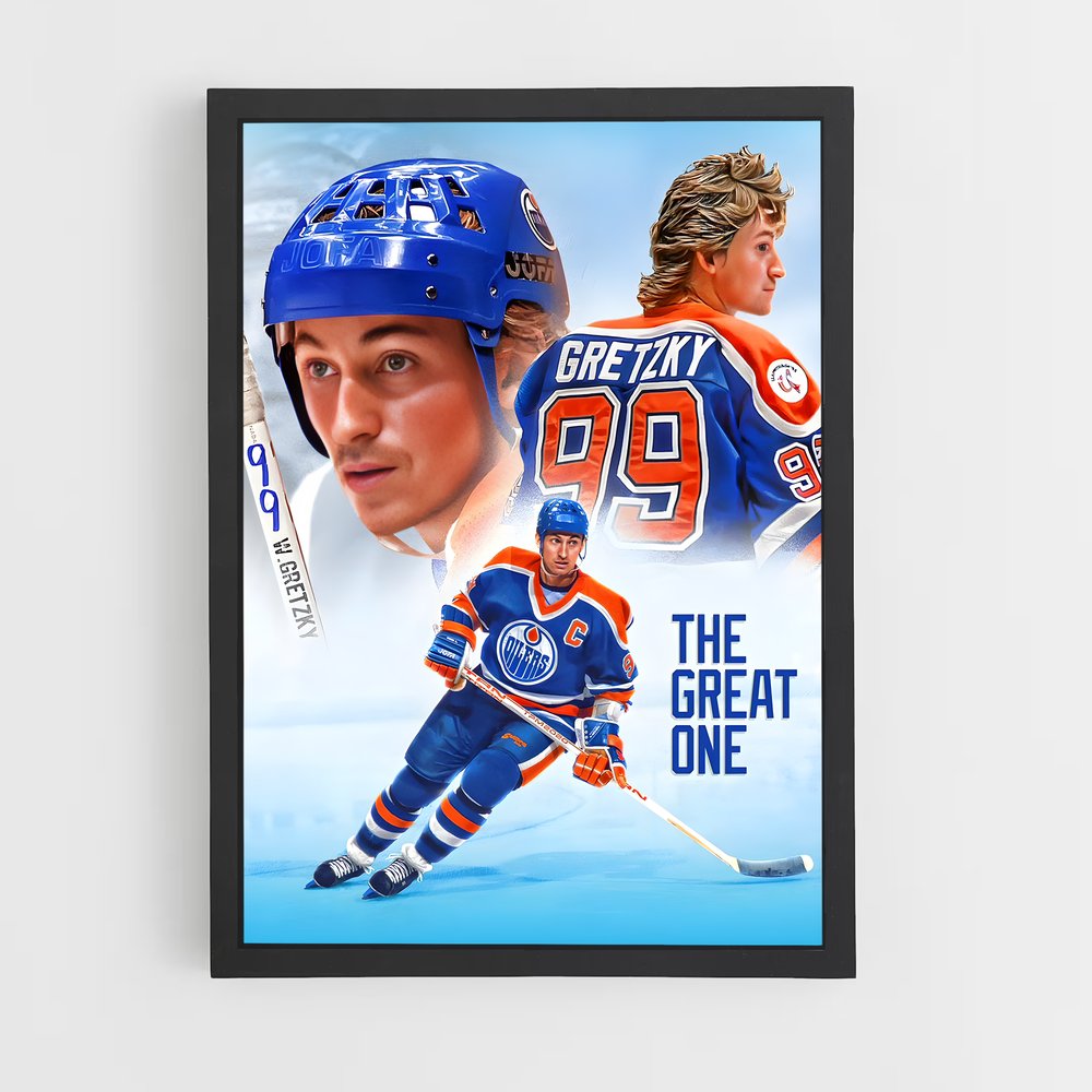 Poster Wayne gretzky arénas – affiche Hockey sur glace (vue 2)